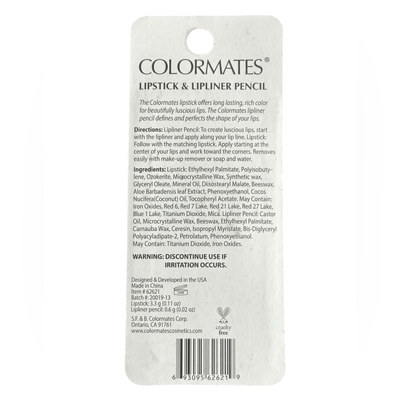 Colormates Lip And Liner Pencil In 62621 Ginger Spice NIB - Picture 2 of 2